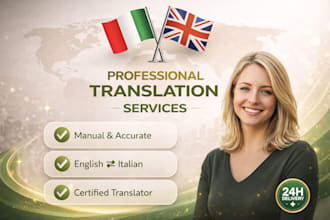 do english to italian translation