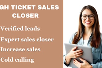 commission based sales b2b sales closer, high ticket sales
