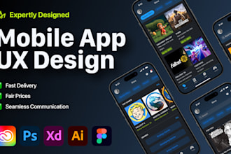 expertly design a high quality mobile app for you