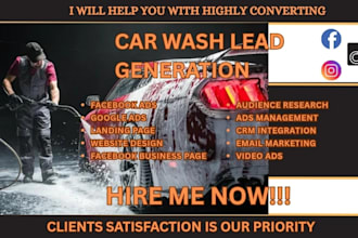 generate highly exclusive car detailing leads auto detailing car wash leads