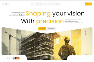 build a roofing website, construction website, hvac website, handyman website