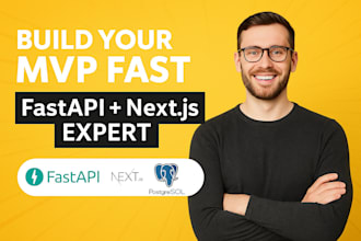 build full stack mvp web apps with fastapi and nextjs