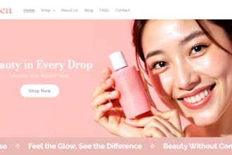 shopify store beauty website skincare shopify skincare skincare website