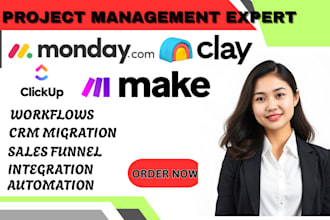 monday com clickup clay be your clay expert and integrate make com