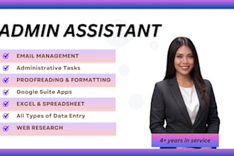 be your admin virtual assistant