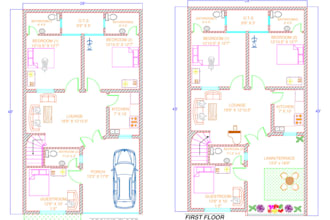 create 2d autocad drawings, floor plans, and PDF to dwg conversions