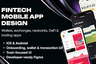 design crypto wallet defi fintech banking trading mobile app UX UI in figma web3