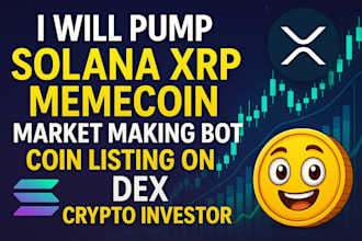 pump solana xrp memecoin market making bot coin listing on dex crypto investor