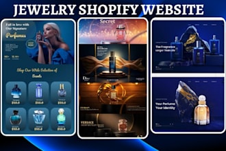 design jewelry website jewelry store jewelery shopify website