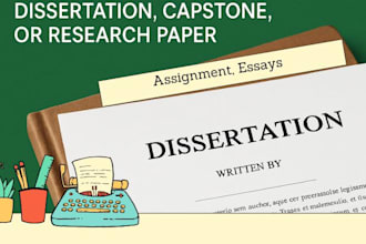 urgently proofread and improve dissertation formatting, paper, capstone project