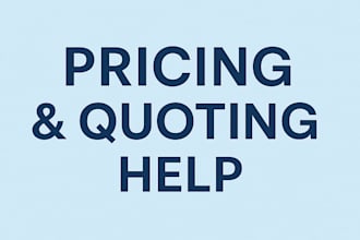 help create accurate quotes and pricing for your business
