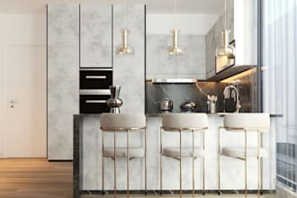 do modern kitchen interior design with 3d visualization