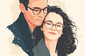 create a couple portrait