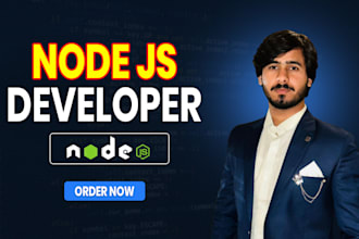 be your node js developer for developing apis and backend