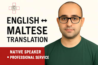 provide professional english to maltese and maltese to english translation