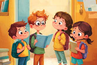 draw children book illustration