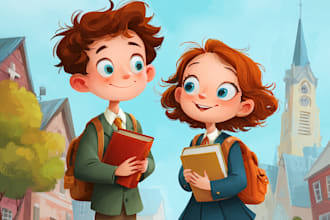 do unique children book illustrations