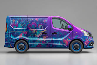 create custom car wrap designs, vehicle wrap design