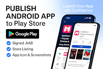 publish android app to play store, fast setup and upload