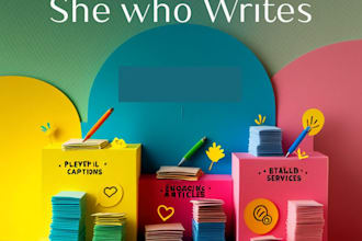 write an creative yet comprehensive captions and articles