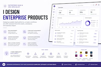 design saas dashboards and web app UI UX