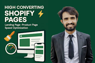 design shopify landing page and product page using pagefly, gempages, ecomposer