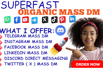 send instagram mass dm facebook mass dm telegram mass dm whatsapp mass dm