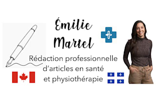 write relevant and engaging content related to health and physiotherapy