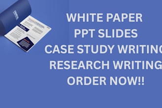 design a professional report or white paper
