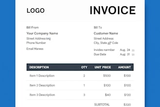 create professional quotes and invoices for your business