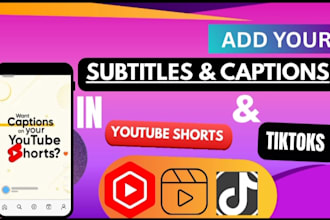 create accurate english and urdu subtitles, captions or srt files