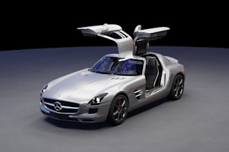 build 3d exterior car,2026 skidoo summit car,dnd car sculpture,vehicles,mercedes
