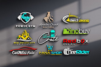 professional ecommerce business logo design amazon, shopify, ebay, online stores