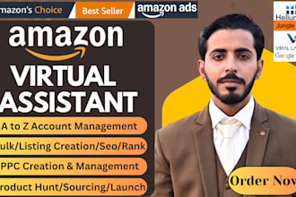 be your expert amazon fba virtual assistant for brand launch on amazon