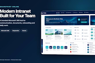 build a modern sharepoint online intranet portal for microsoft 365