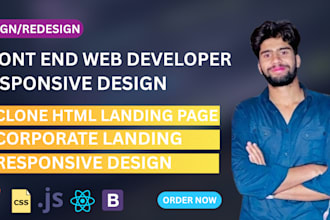 design lightning fast landing pages with clean and modern UI
