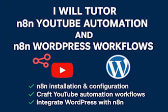 tutor n8n youtube automation n8n wordpress