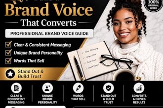 create a custom brand voice guide and tone of voice document for your team