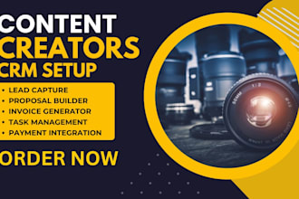 setup content creators crm moxie notion acuity nifty clientjoy dubsado workeecrm
