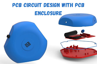 do pcb circuit layout and their 3d pcb enclosure case