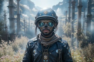 create scifi, fantasy, superhero character design