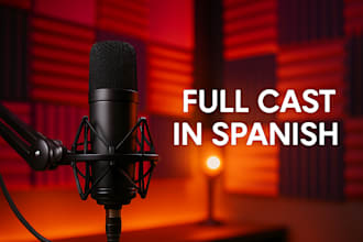 provide spanish voice acting with a full cast