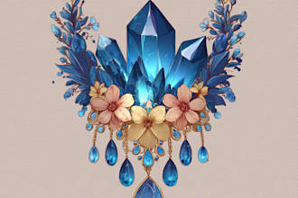 make a unique shineon jewelry message card for you