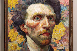paint a replica of any painting in oil