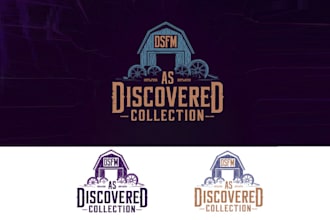 design barn find car collection logo