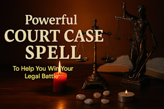 cast a powerful court case spell to help you win your legal battle