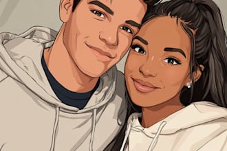 create couple and wedding portrait