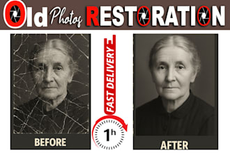 professionally restore your old and scratched photos