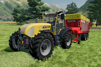craft 3d farming simulator, excavator, tractor, printing, game, 3d solid works