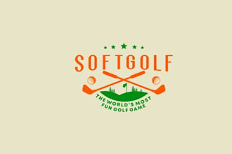 design traditional new soft golf logo